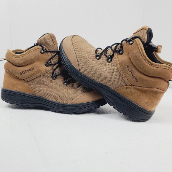 Columbia Women's Tan Fairbanks Leather Ankle Classic Trekking Shoes Size 6 - Picture 2 of 9